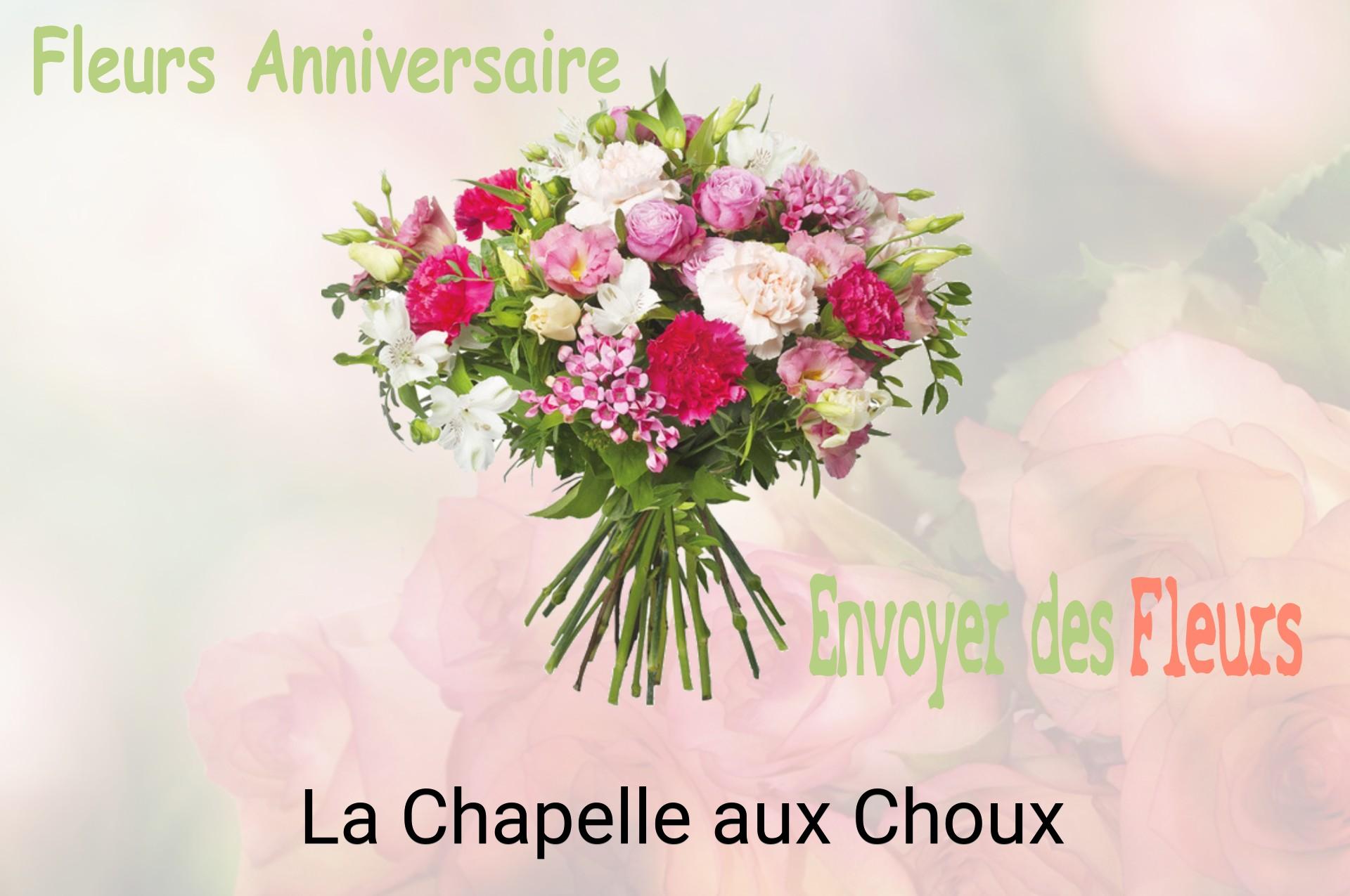 Bouquet de fleurs d’anniversaire livré à La Chapelle-aux-Choux