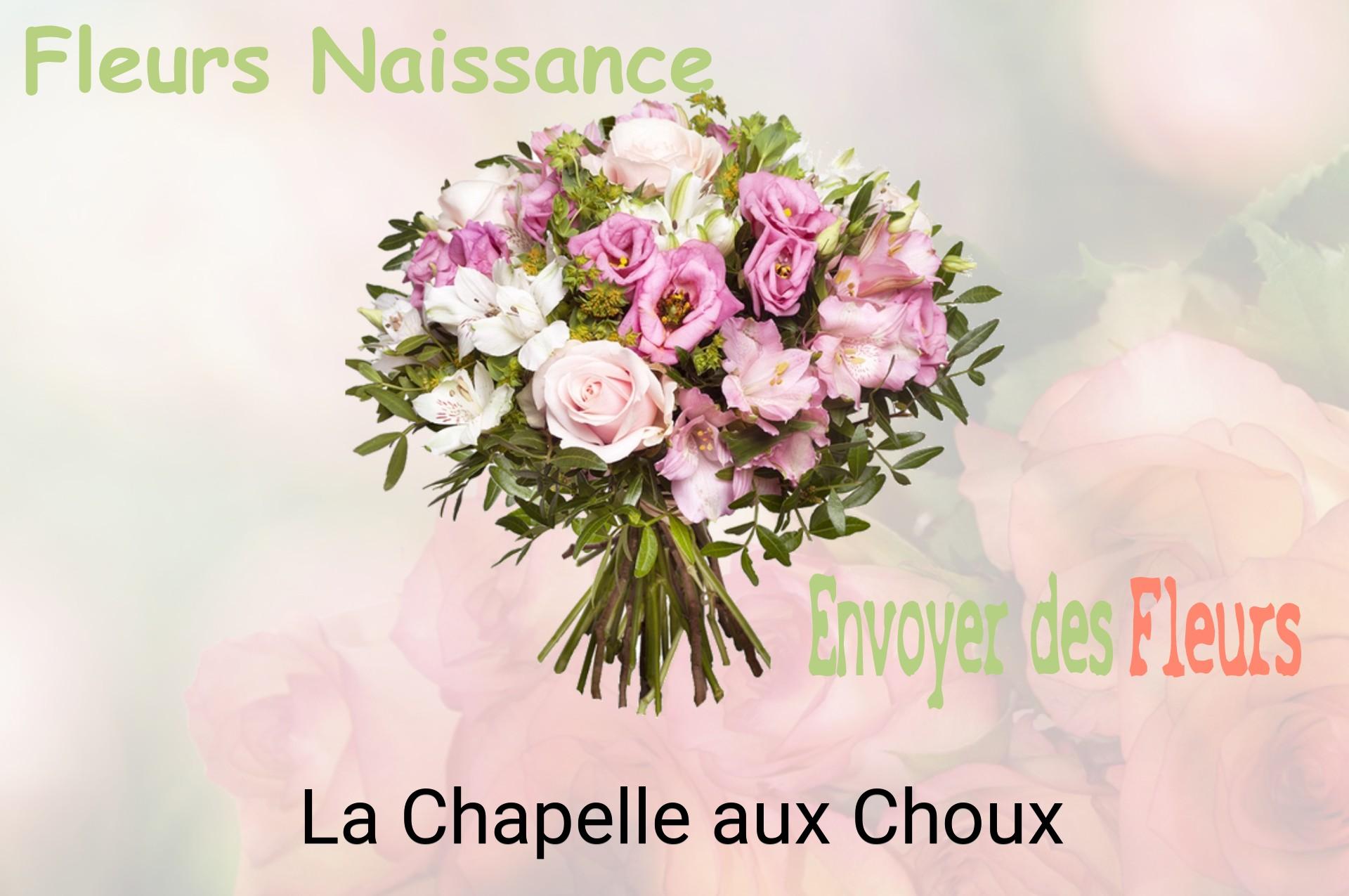 Bouquet de fleurs de naissance livré à La Chapelle-aux-Choux