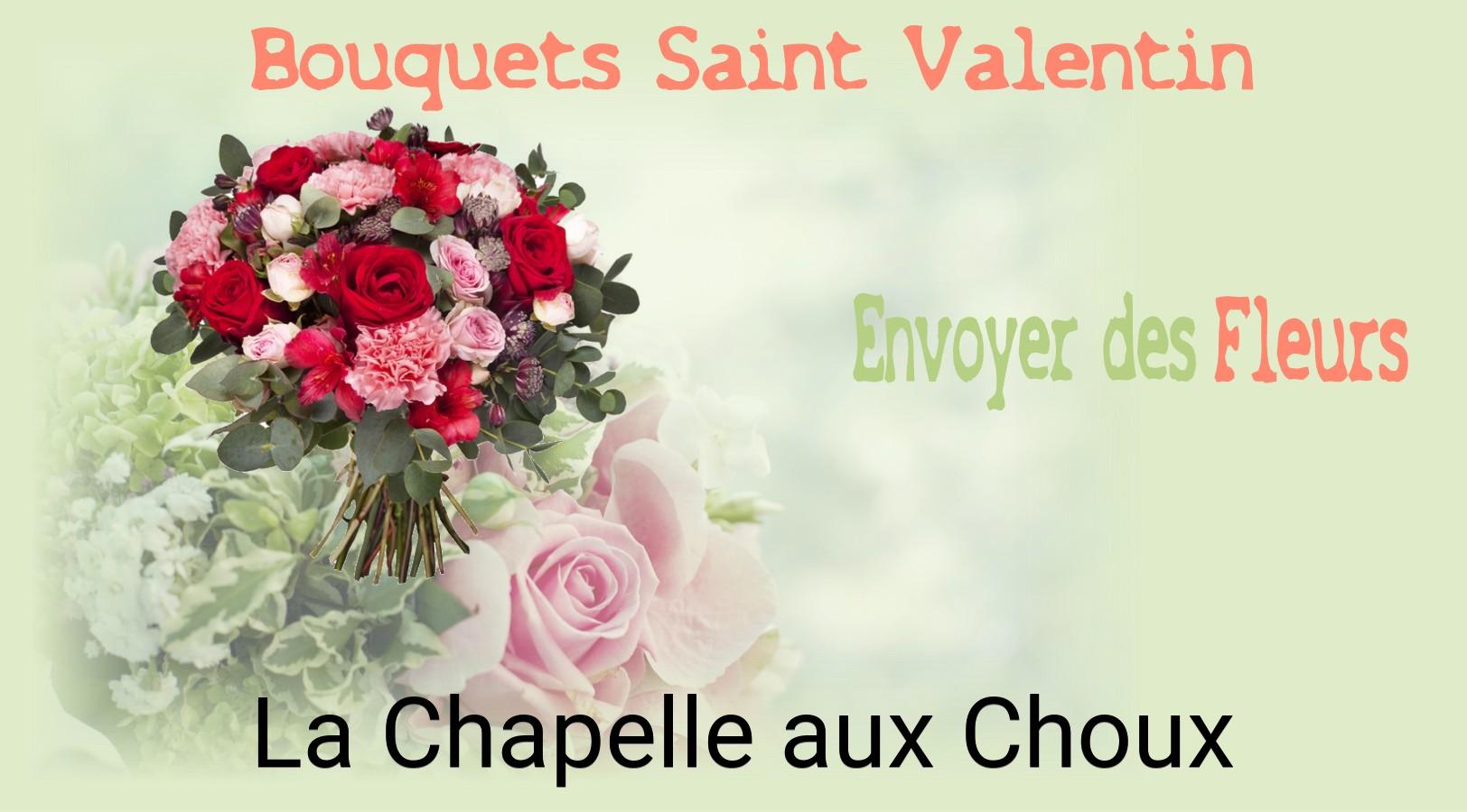 Roses de Saint-Valentin livrées à La Chapelle-aux-Choux
